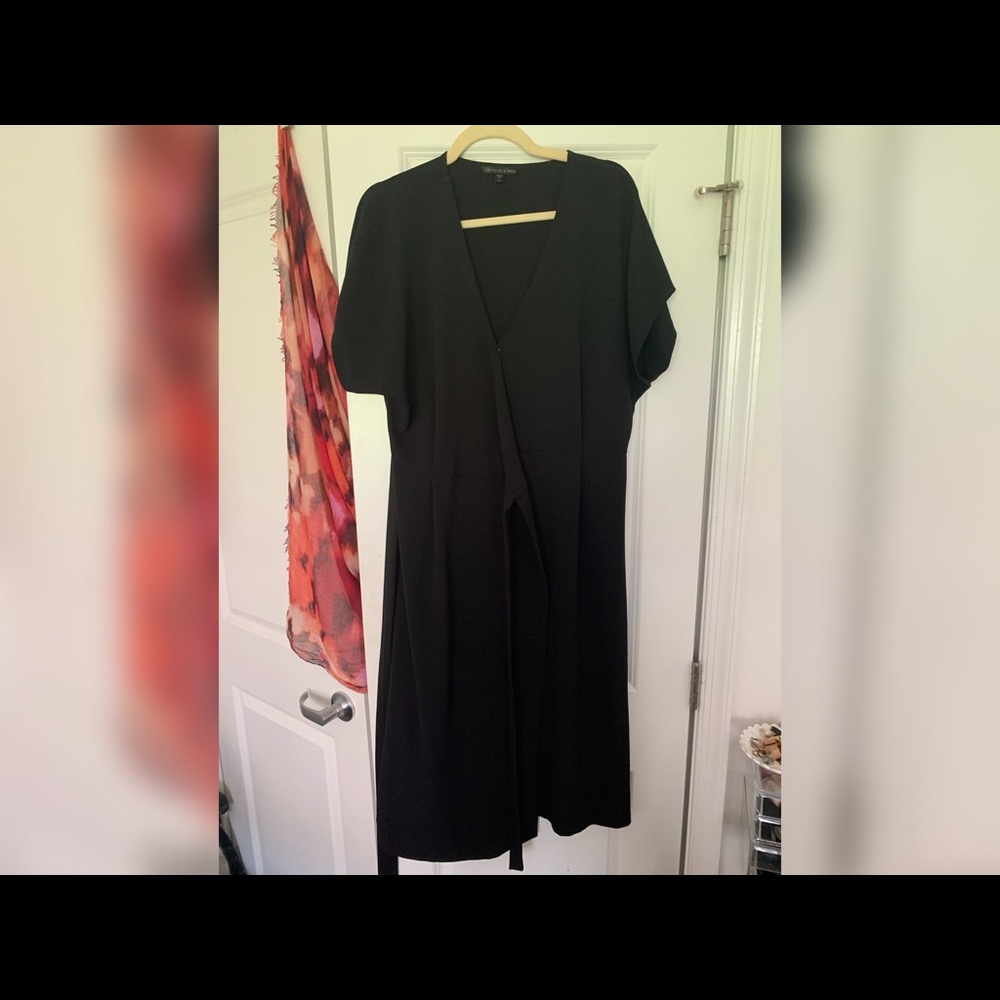 Stylish wrap dress.